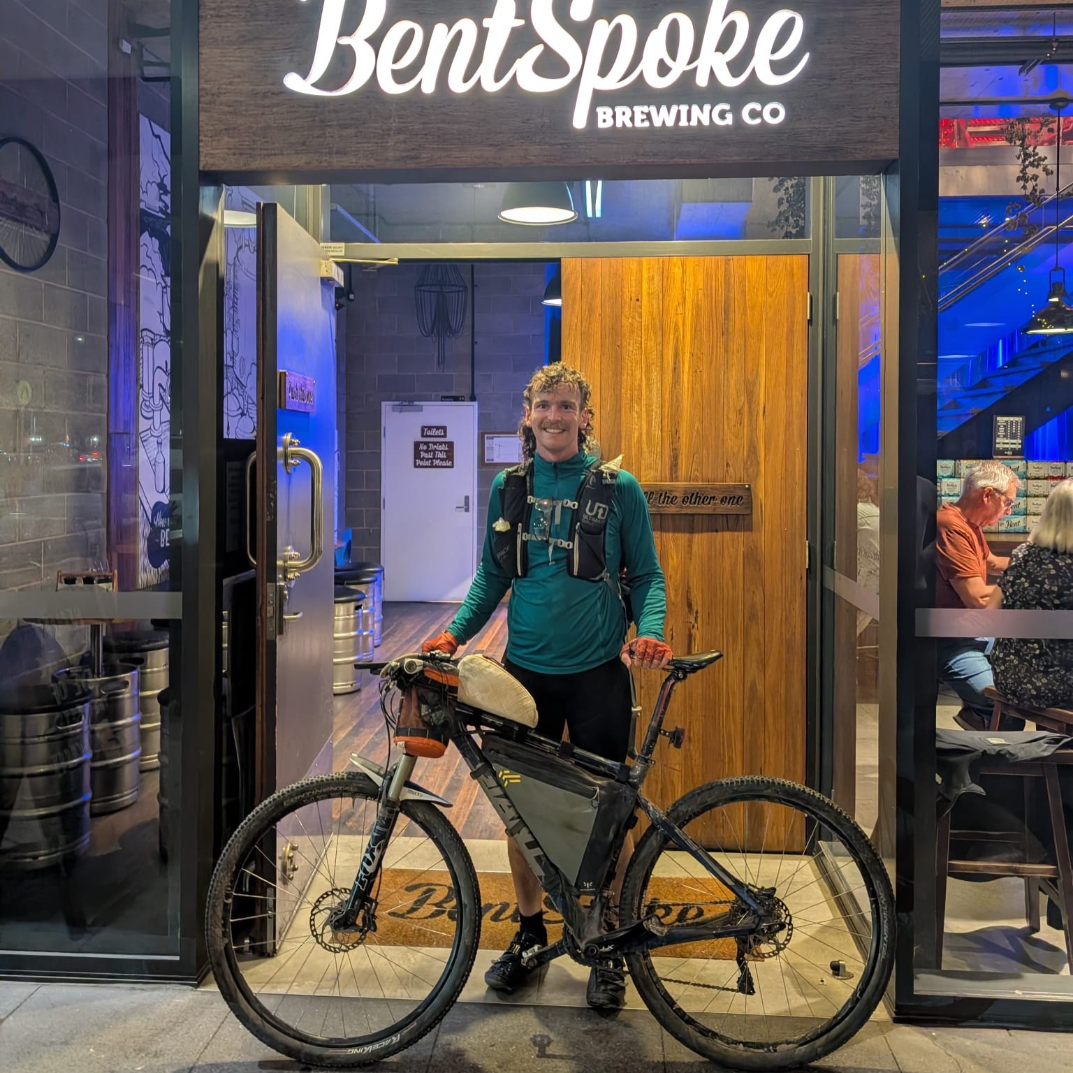 Finish line infront of bentspoke